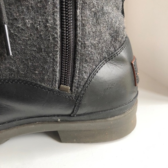 UGG® Kesey Mid-Calf Lace Up Boots Black Sz 7 - Picture 8 of 12